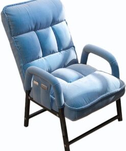 Sillón reclinable Moderno con Respaldo Ajustable y reposapiés para Sala de Estar y Dormitorio, Silla reclinable de Ocio para el hogar