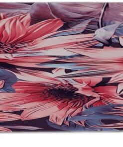 A.Monamour Fundas Decorativas para Sofás Acuarela Girasoles Flor Tropical Floral Terciopelo Fundas de Sillón Sofá Protector Funda de Sofá 1 Plaza 2 Plazas 3 Plazas