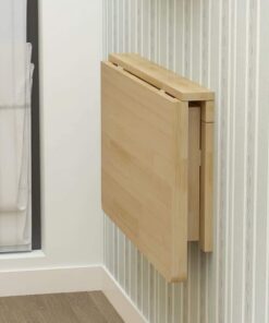 MM MELISEN Mesa Plegable montada en la Pared, Escritorio Plegable montado en la Pared para Ahorrar pequeños Espacios. Escritorio Flotante para Comedor, habitación, Estudio