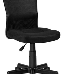 La Silla Española Mojácar Silla de Oficina y Despacho, Poliéster, Negro, 50x40x95 cm