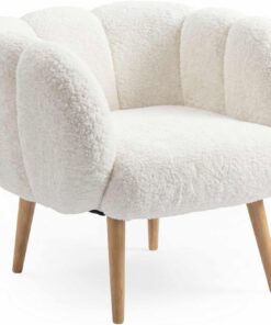 Elegante Juego de 2 sillas y mesas auxiliares (2 Piezas), Color Blanco, 100% melamina, Espuma Supersuave, diseño Moderno