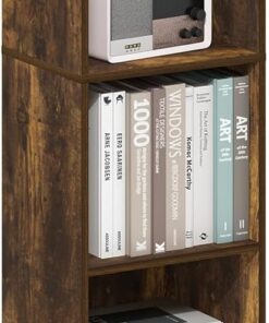 Furinno Pasir Estantería Abierta Librería de 5 Niveles, Pino Ámbar