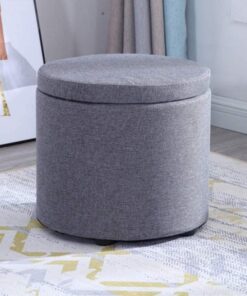 Reposapiés para reposapiés, reposapiés de Almacenamiento, Banco de Zapatos de Madera Maciza Estable y Resistente para Maquillaje, Sala de Estar, hogar (Color: X, tamaño: 33 x 35 cm