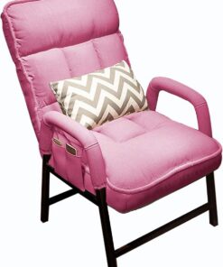 Sillón reclinable Moderno con Respaldo Ajustable y reposapiés para Sala de Estar y Dormitorio, Silla reclinable de Ocio para el hogar
