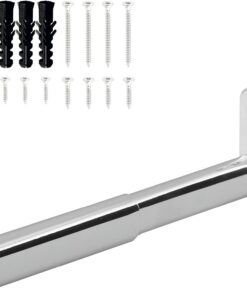 Vasalat 118500336 - Tubo telescópico para armario (60-90 cm), color plateado