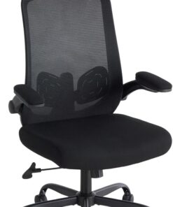 Sweetcrispy Silla de Oficina ergonómica con reposacabezas y reposabrazos Ajustables, función giratoria de 360°, Altura Ajustable, Silla de Escritorio para Juegos y Oficina en casa, Color Negro