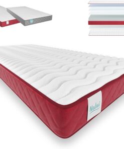 NALUI - Colchón Viscoelástico Reversible 80x180cm Gredos con Altura ±15cm. Tejido Strech y Tejido 3D Transpirable | Especial para Cama Nido | Firmeza Medio-Alta | Adaptable | Hecho en España