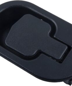 Pieza de repuesto para sillón reclinable, color negro, para sofá, silla, palanca de liberación, mango reclinable de plástico ABS, se adapta tanto a cables de 6 mm como de 3 mm, compatibles con la
