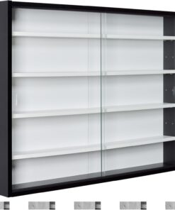 Links Collecty 99800800 - Vitrina de coleccionista ( 80 x 9,5 x 60 cm), color blanco y negro