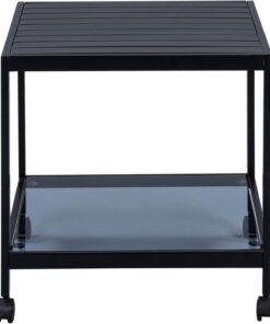 M2 Kollektion TAGO - Mesa de café (50 x 50 x 50 cm), Color Negro