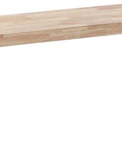 Adec Group Loft, Banco para Mesa de Comedor, Asiento Auxiliar, Acabado en Roble y Blanco, Medidas: 120 cm (Largo) x 47 cm (Alto) x 34 cm (Fondo)
