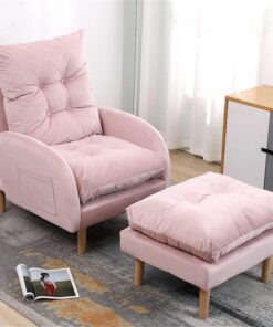 Sillón reclinable Ajustable con reposapiés, sofá Cama de 3 Posiciones, sillón reclinable para Sala de Estar y Dormitorio, Capacidad de 150 kg.