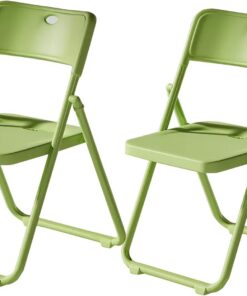 Taburete de bar plegable, sillas plegables para uso en interiores, diseño multiusos para espacios pequeños, doble soporte y fácil de almacenar