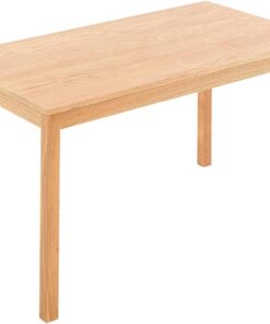 Hallowood Furniture Waverly - Mesa de Comedor pequeña de Roble, Mesa Rectangular de Madera Maciza con Acabado de Roble Claro, Ideal para Comedor, salón o Cocina (120 x 70 cm)