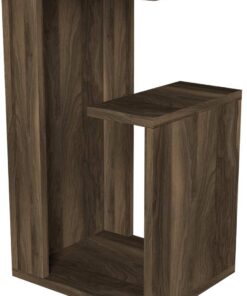 Alphamoebel Moebel17 Sister 4968 - Mesa Auxiliar (Nogal, 35 x 29,5 x 60 cm, con estantes, se Puede Colocar de Forma Nogal