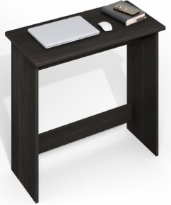 Furinno Simplistic Escritorio para Juegos, Escritorio para Computadora, Escritorio para Oficina En Casa, Dormitorio, Sala De Estudio, Dormitorio, Negro Espresso