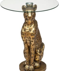 ATMOSPHERA CREATEUR D'INTERIEUR Mesa de Centro Redonda Wild Leopardo