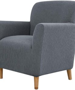 Funda para Sillón Individual Elástica Antideslizante, Diseño Moderno y Fácil de Instalar - Ideal para Sala de Estar, Dormitorio | Protección para Niños, Mascotas y Familias