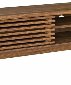 Modway Render Mid-Century - Mueble para TV (48 pulgadas), color nogal