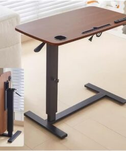 Mesa rodante para Oficina Mesita de Noche Gama Alta, Escritorio móvil for Ordenador portátil, Oficina Plegable Ajustable, for sofá doméstico