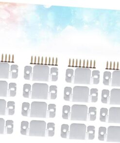 Ciieeo 16Pc Sofá Seccional Sofá Modular Sofá Seccional Soporte De Metal Soportes De Metal Soporte De Metal Sofá Entre Corchetes Sofá Conector Sofá Interlock Sofá Interclok Soporte