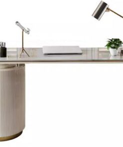 Escritorio para ordenador Escritorio de computadora de lujo ligero, escritorio de oficina, escritorio de escritura minimalista moderno, escritorio de recepción y silla for consultas Escritorio gaming(