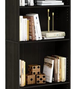 Furinno Estanterías, Madera, Espresso, 5-Tier