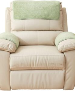 Funda de Reposa Cabezas Sofa para Reposacabezas para Sillón Silla Relax Orejero Reclinable Grande Protector de Sofás 4 2 3 Plazas Universal Individuales Antideslizante 1(1955,Sofa Arm Cover 3 seater)