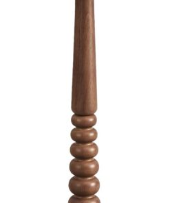 VASAGLE Mariel Colección – Mesa Auxiliar Redonda, Mesa para Bebidas, para Espacios Pequeños, Patas de Madera, Estilo Rústico, para Salón y Dormitorio, Marrón Castaño LET293KX01