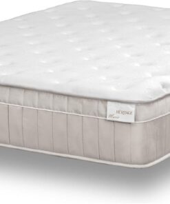 Cecotec Colchón de Muelles Ensacados - Viscoelástico - Multicapa - Flow Hêritage Marie 90x200 cm - Altura 29cm, Firmeza Media, Alto Gramaje, 7 Zonas de Soporte Diferenciadas, Fabricación Nacional