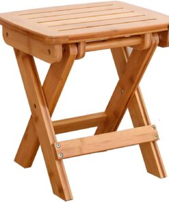 Mesa de comedor plegable para espacios pequeños, diseño expandible que ahorra espacio, construcción de bambú duradera, ideal para cocina y sala de estar, portátil y fácil de almacenar
