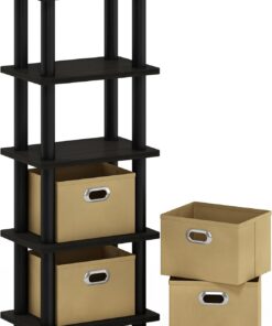 Furinno Estante Del Sistema Espresso/Black