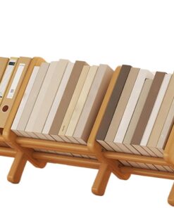 Estantería de escritorio Soporte decorativo de almacenamiento de madera | Estante para libros de mesa Para dormitorio, oficina, habitación infantil, rincón del hogar, almacenaje de madera