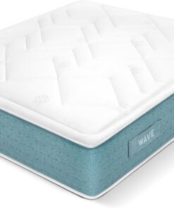WIN REST Colchón Muelles Ensacados 160X180, Efecto Frio, Disipa el Calor Corporal, Modelo Wave, Altura 29 cm, Gran Adaptabilidad, Doble Cara Reversible, Hipoalergénico, Hecho en España