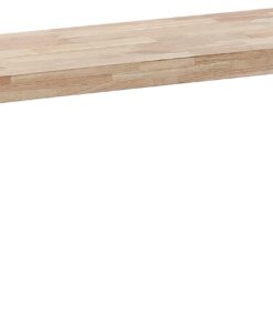 Adec Group Loft, Banco para Mesa de Comedor, Asiento Auxiliar, Acabado en Roble y Negro, Medidas: 120 cm (Largo) x 47 cm (Alto) x 34 cm (Fondo)