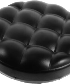 Cabilock Taburete Asiento Redondo 30 Cm Poliuretano Espuma Resistente Accesorio para Taburete de Bar Hogar Oficina Kit de Reemplazo Asiento Acolchado Negro Holes 8 Cm