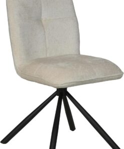 Weber Industries - Silla giratoria de Comedor (Cortina/Beige | Giratorio