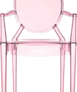 Kartell Loulou Ghost Silla, Violeta, 37x63x56 cm