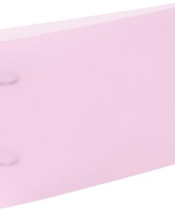Viquel Bristol - Archivador de tarjetas con etiquetas de identificación (2 anillas, tamaño A5 (25 x 16,5 cm), color rosa