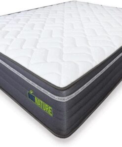 Matnature | MatFoam | Colchón Viscosoft Reversible | Firme e Indeformable | Altura 21 cm | Muy Transpirable Antibacterial | Óptima Termoregulación | Tejido Antideslizante (120 x 190 cm)
