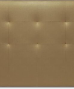 WIN REST Cabecero Aurora, Acolchado, Tapizado Premium en Polipiel de Alta Gama, Atractivo y Elegante diseño Acolchado, para Camas de 90 Cm