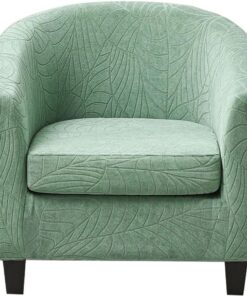 Fundas para Sillón Chesterfield 2 Piezas Fundas para Sillas de Club 1 Plaza Fundas para Sillón Cabriolet Elástica Matcha Verde