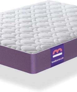 Todocama - Colchón viscoelástico, multicapa Airsoft, tejido Aloe Vera transpirable, altura ± 21 cm, tratamiento antiácaros y antibacterias. 105x190 cm