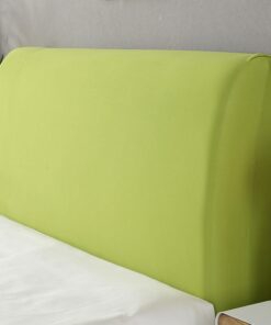 Funda Elástica For Cabecera De Cama, Todo Incluido, Elástica Antipolvo | Tejido De Terciopelo Suave, Lavable Desenfundable, Decoración De Dormitorio, Fácil De Instalar(Green,2.2m)