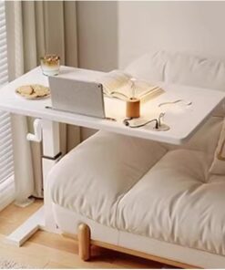 Mesa rodante para Oficina Mesa Auxiliar con Cama elevadora móvil, Mesa pequeña en la, Dormitorio, hogar, sofá, Escritorio for Ordenador portátil
