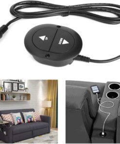 Tnfeeon Controlador De Sofá, Sillón Reclinable Eléctrico, 2 Botones, Interruptor Manual De 5 Pines, Control Remoto para Silla Reclinable, Electrodomésticos