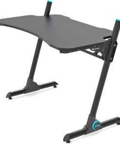 HFTEK - Escritorio para gaming - ergonómico, con LED - FA36GBL