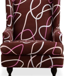 Fundas Decorativas para Sillones Elegante Extensible,Elástica Funda De Sillón Lavable Antideslizantes Funda Protector para Sillón,Poliéster Funda para Sillón Estampada Moderno