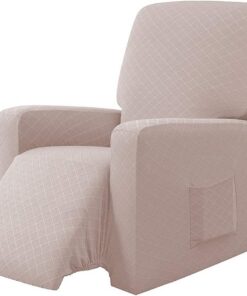 EBETA Funda de Sillón Relax Elástica Completo Protector para Sillón Reclinable, Funda para sillón reclinable (Arena)