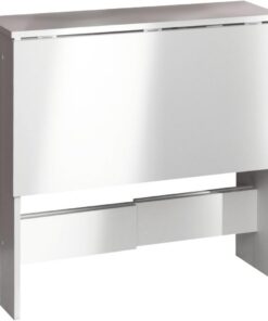 Symbiosis Papillon, Mesa plegable, Blanco 103/67/28x76x73,4 cm